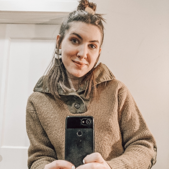 Cozy n Cool Vintage Sweater Elbow Patch Pullover - Picture 3 of 11